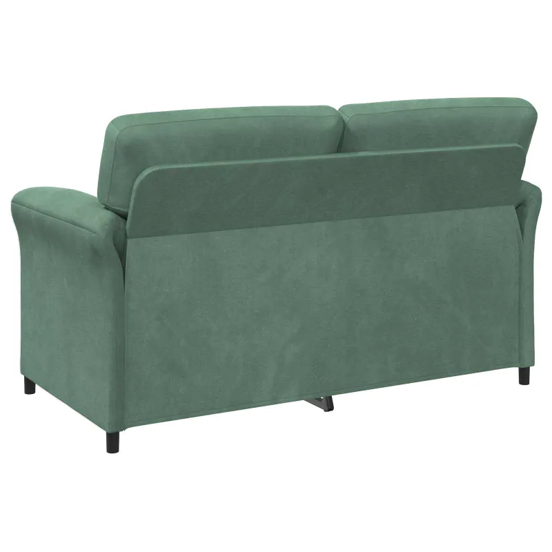 Dvitaškė sofa Jūrinė žalia 158 x 83 x 95 cm Aksomas