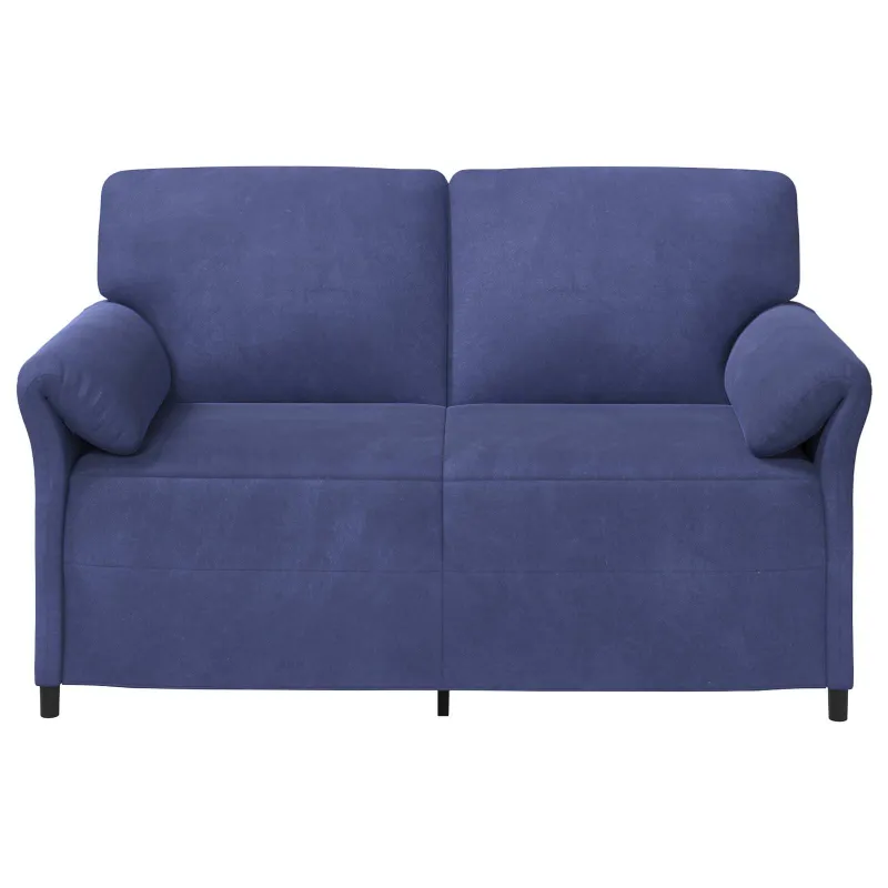 Dvitaškė sofa Policijos mėlyna 158 x 83 x 95 cm Aksomas