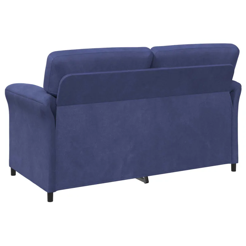 Dvitaškė sofa Policijos mėlyna 158 x 83 x 95 cm Aksomas