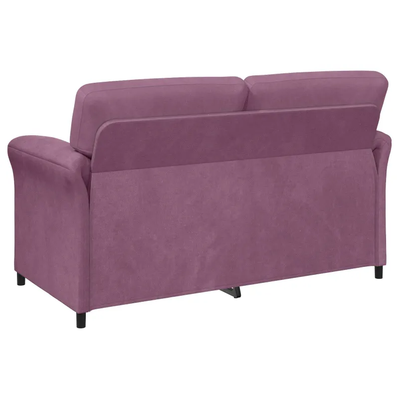 Dvitaškė sofa Violetinė 158 x 83 x 95 cm Aksomas