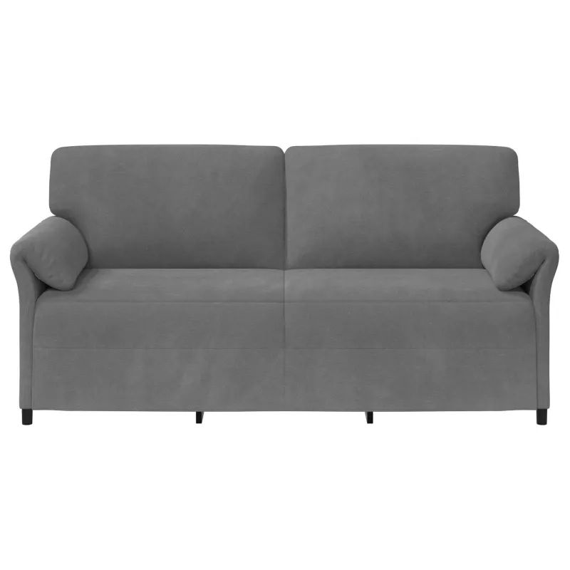 3-Vietis Sofa Tamsiai pilka 198 x 83 x 95 cm Aksomas