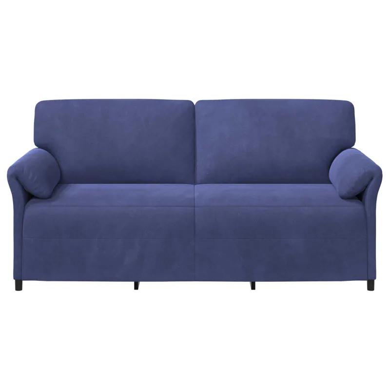 3-Vietis Sofa Policijos mėlyna 198 x 83 x 95 cm Aksomas