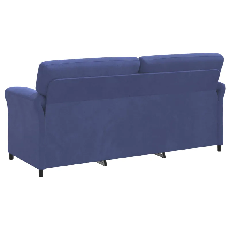 3-Vietis Sofa Policijos mėlyna 198 x 83 x 95 cm Aksomas
