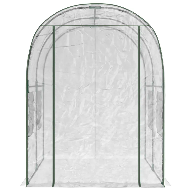 Šiltnamis su rėmu 160 x 200 x 192,5 cm PVC Skaidrus
