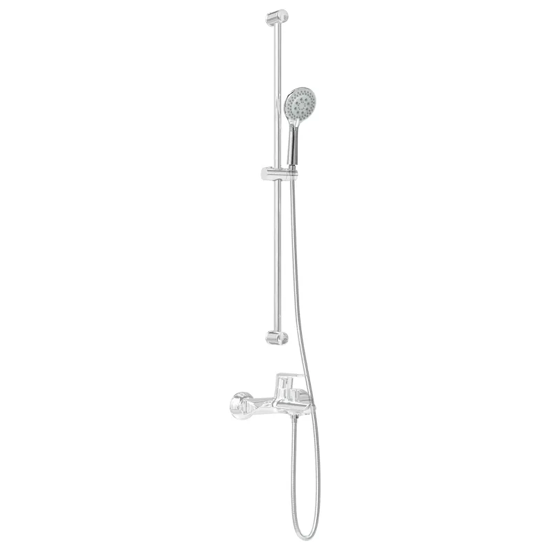 Dušo galvutės rinkinys Chromo 150 cm Nerūdijantis plienas