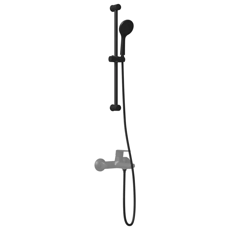 Dušo sistemos rinkinys Juoda 70 cm Nerūdijantis plienas
