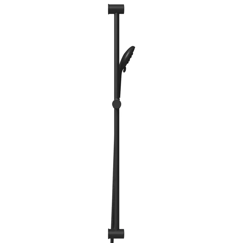 Dušo sistemos rinkinys Juoda 100 cm Nerūdijantis plienas