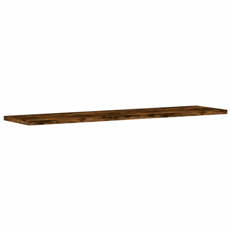 Sieninės lentynos, 4vnt., dūminio ąžuolo, 80x20x1,5cm, mediena