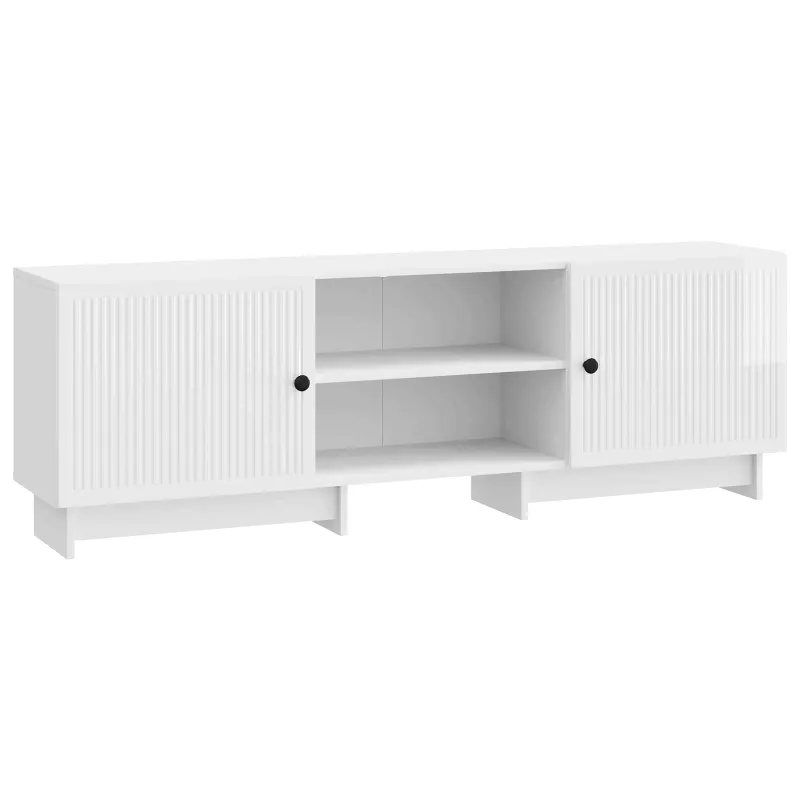 Televizoriaus spintelė Aukšto Blizgesio Baltas 150 x 31 x 50 cm