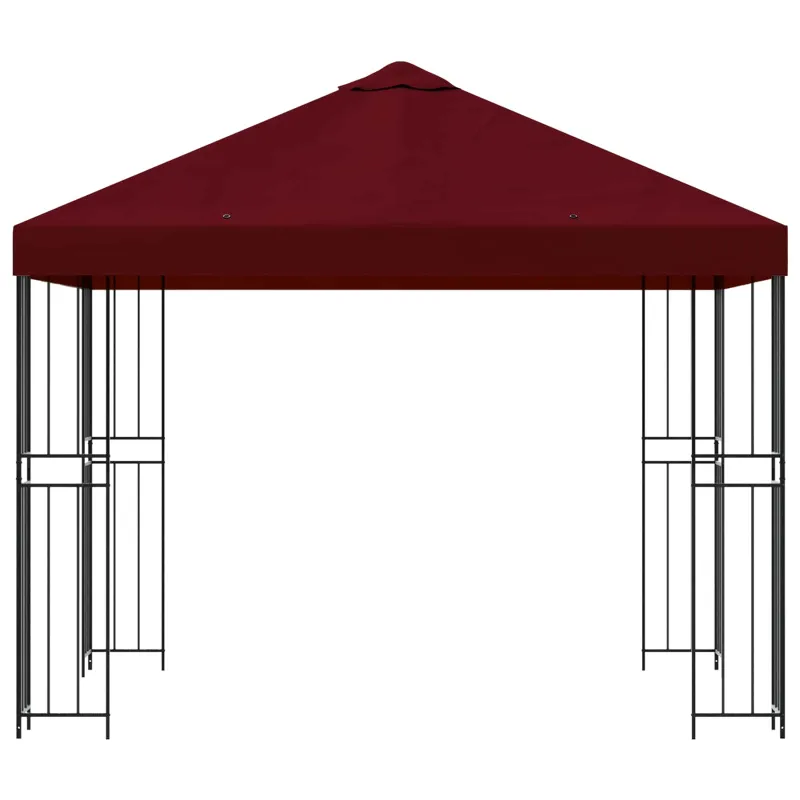 Pavėsinė 3 x 3 m Vyšninė Poliesteris ir plienas 190 gsm