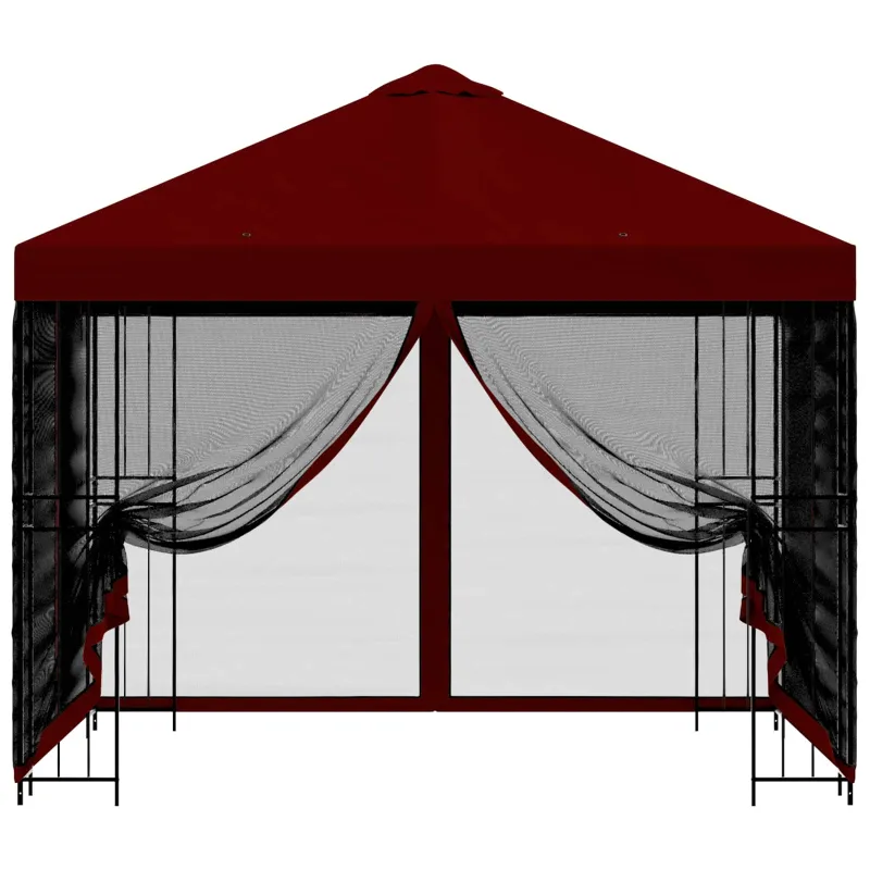 Sodo pavėsinė su šoninėmis sienelėmis 3 x 3 m Vyšninė