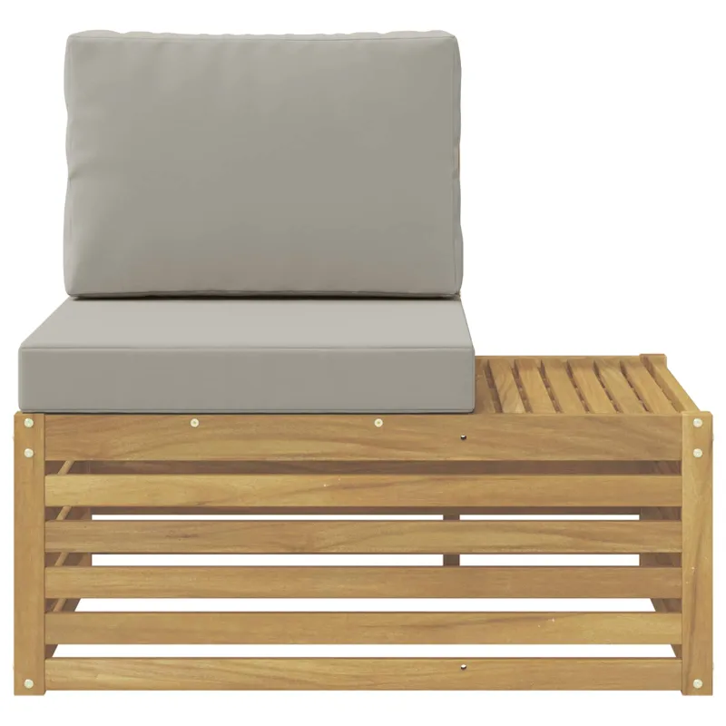 Lauko galinė sofa Kietos akacijos mediena Balta