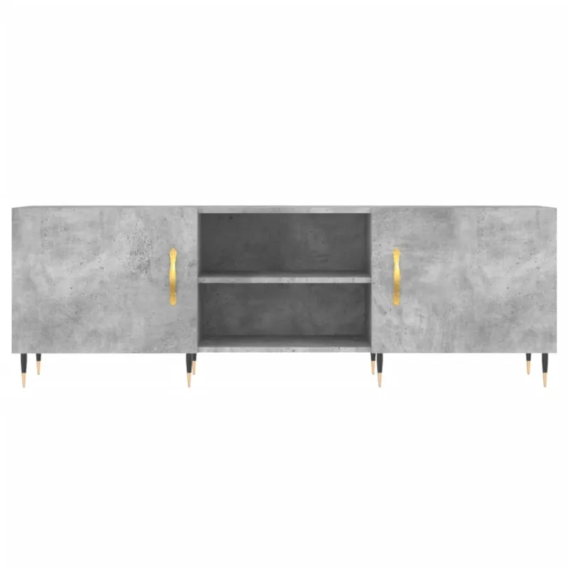 Televizoriaus spintelė, betono pilka, 150x30x50cm, mediena
