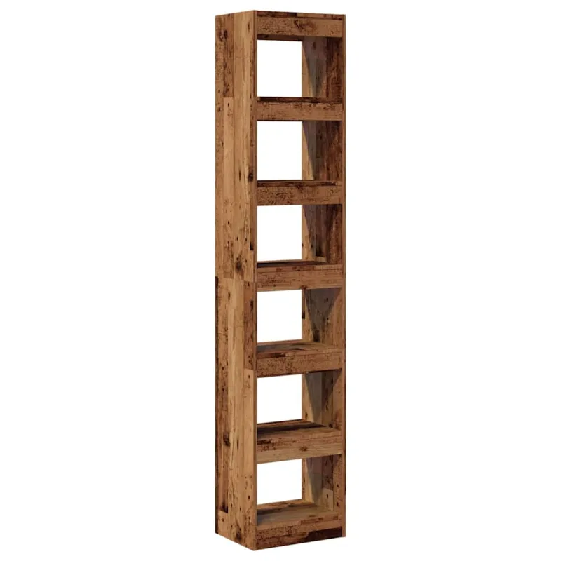 knygų spinta/kambario pertvara Old Wood 40x30x198 cm