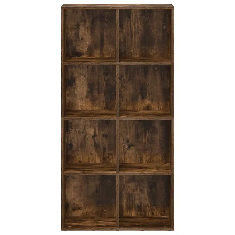 Knygų/šoninė spintelė, dūminio ąžuolo, 66x30x130cm, mediena