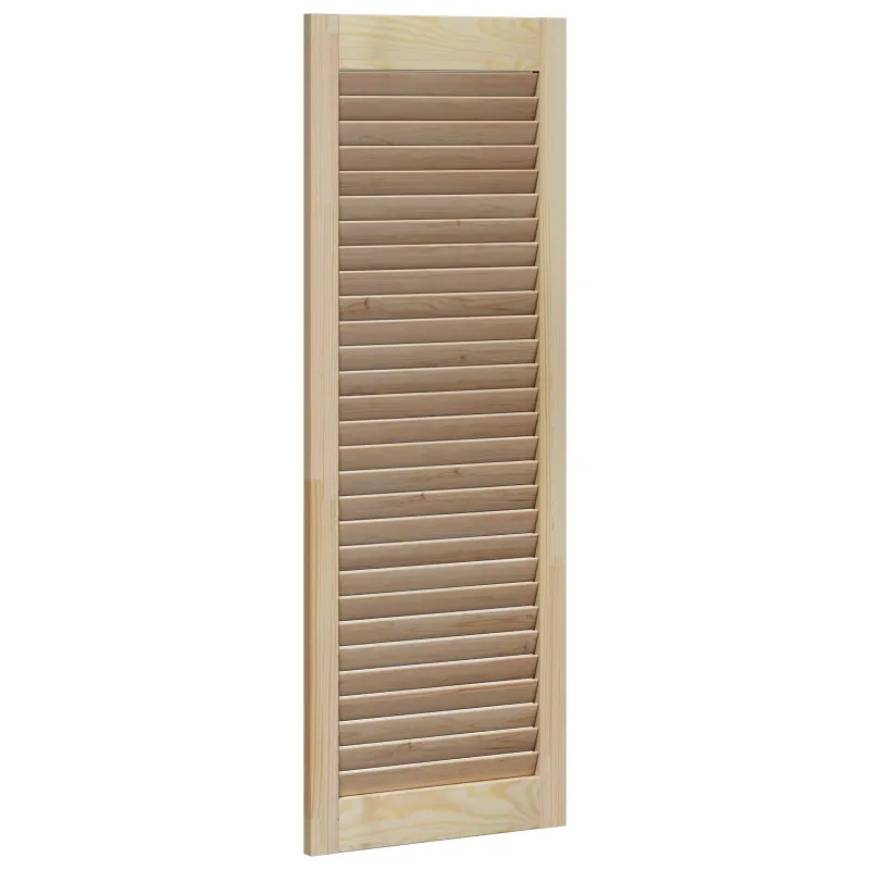 Spintelės durys su durimis 4 pcs Natūrali 110 x 2,1 x 39,5 cm