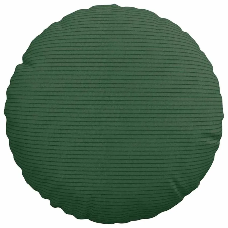 Sėdynių pagalvėlės 2 pcs Tamsiai žalia Ø30 x 13 cm