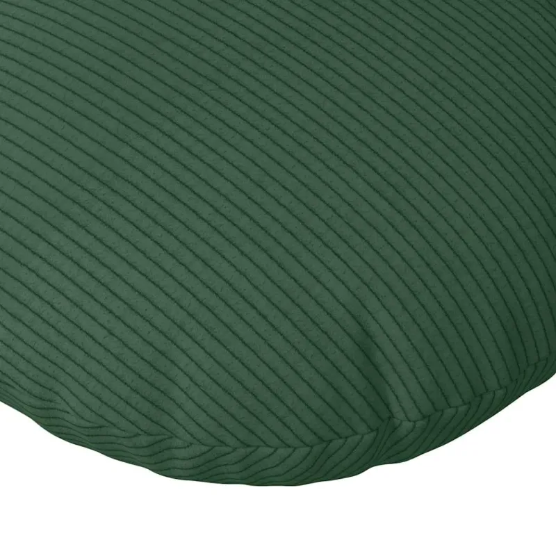 Sėdynių pagalvėlės 2 pcs Tamsiai žalia Ø30 x 13 cm