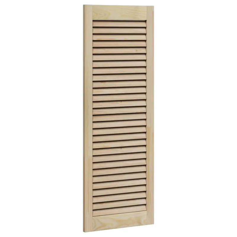 Spintelės durys su durimis 2 pcs Natūrali 110 x 2,1 x 39,5 cm