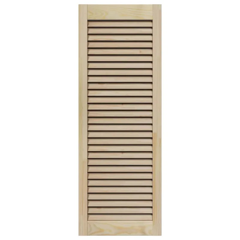 Spintelės durys su durimis 2 pcs Natūrali 110 x 2,1 x 39,5 cm