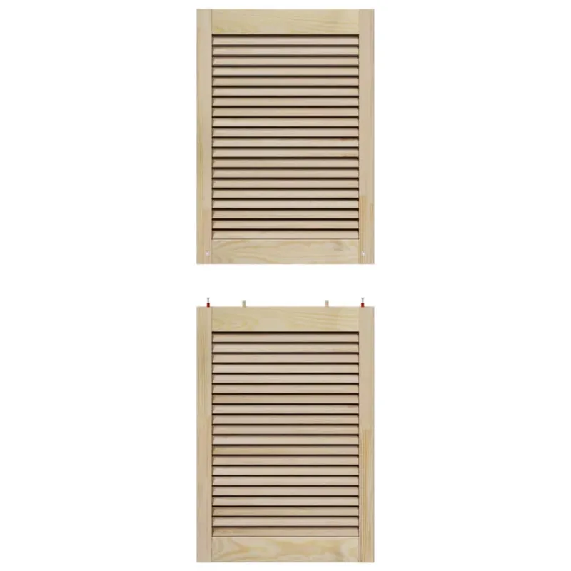 Spintelės durys su durimis Natūrali 49,5 x 2,1 x 140,5 cm