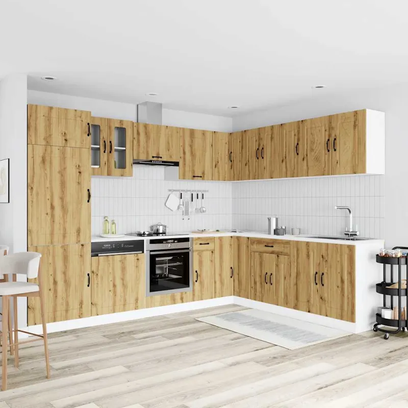 Virtuvinių spintelių komplektas, 14 dalių, Kalmar, artisano