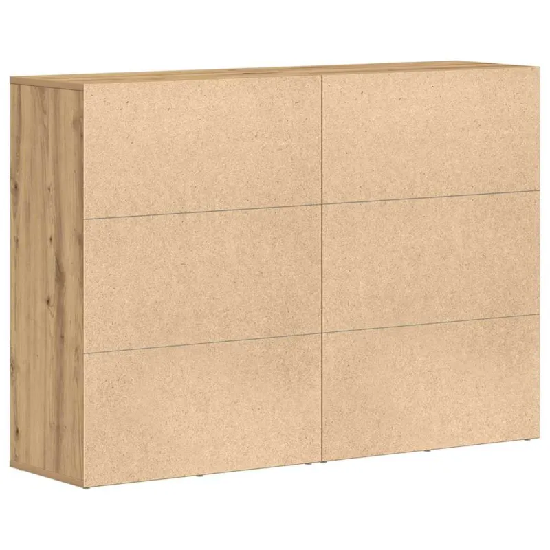 Kabalas su stalčių 2 pcs Amatininkų ąžuolas 60 x 31 x 84 cm