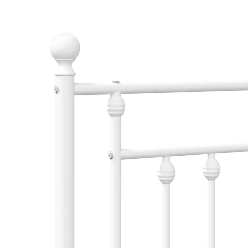 Metalinis pakaitinis galvūgalis, baltos spalvos, 180cm