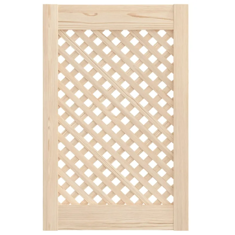 Spintelės durelės, 2vnt., 39,5x61,5 cm, pušis, grotelių dizaino