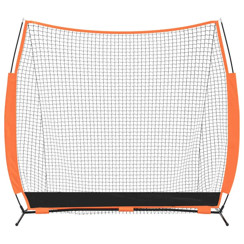 Beisbolo treniruočių tinklas Juoda 250 x 106,5 x 210 cm