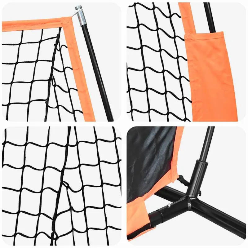 Beisbolo treniruočių tinklas Juoda 250 x 106,5 x 210 cm
