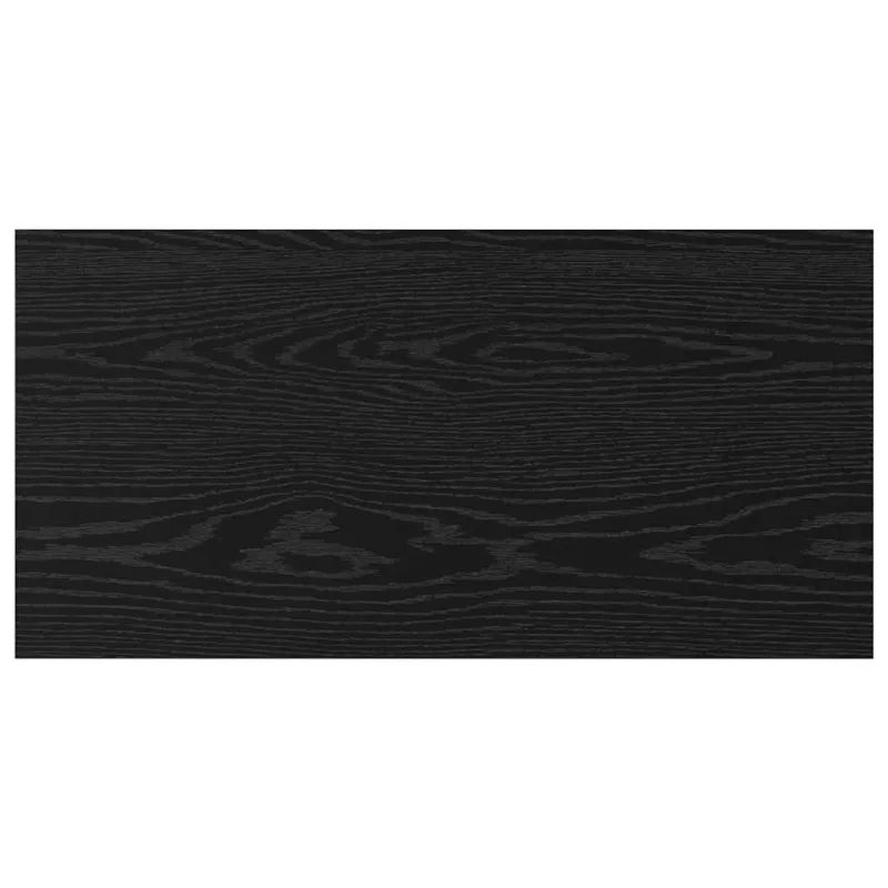 Knygų lentyna 4 pcs Juodas 80 x 40 x 1,5 cm Apdirbta mediena