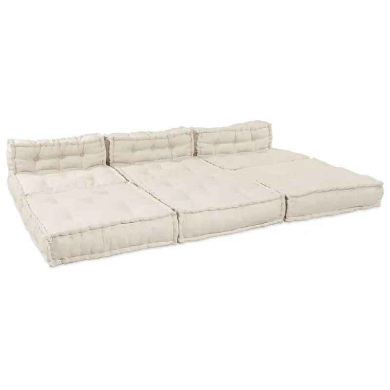 Modulinė sofa 4 pcs Kreminė Audinys
