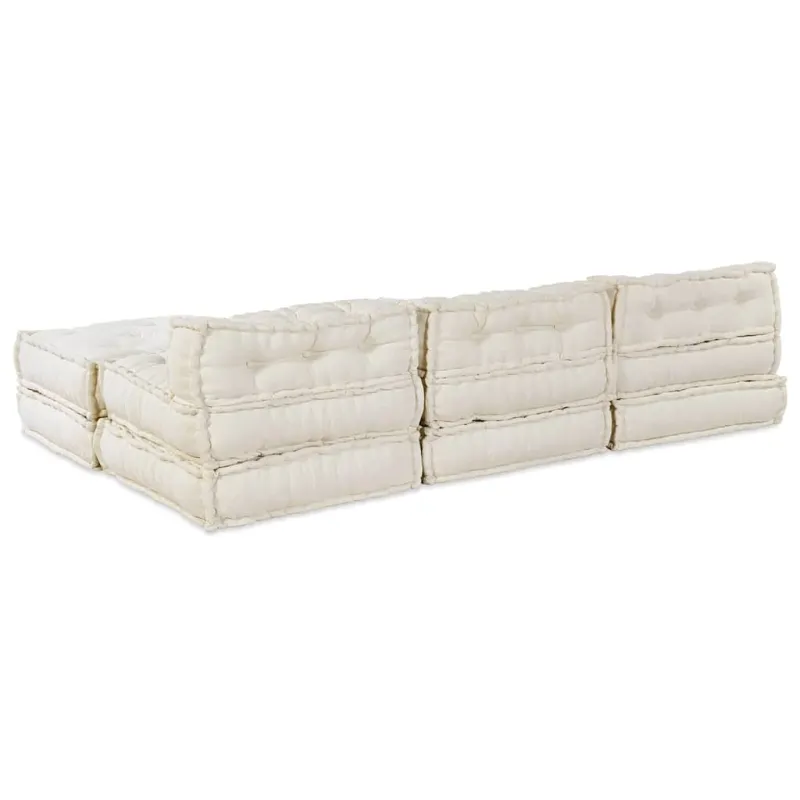 Modulinė sofa 4 pcs Kreminė Audinys