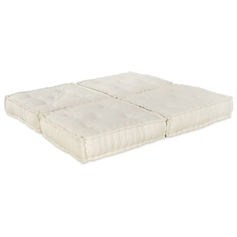Modulinė sofa 2 pcs Kreminė 140 x 70 x 36 cm Audinys