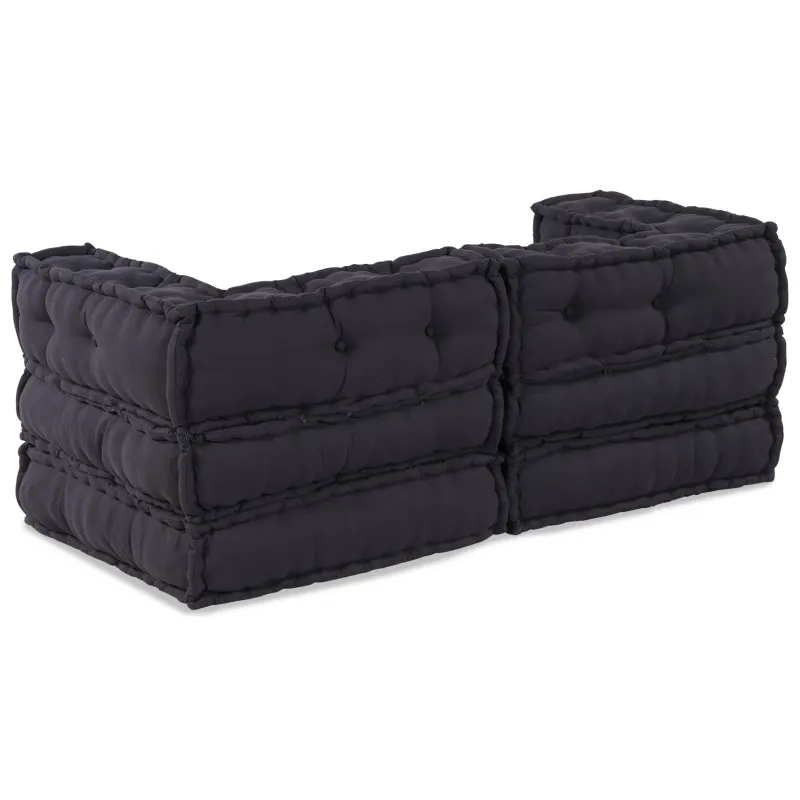 Modulinė sofa 2 pcs Antracito 140 x 70 x 56 cm Audinys