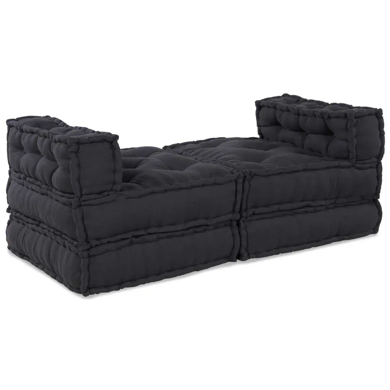 Modulinė sofa 4 pcs Antracito Audinys