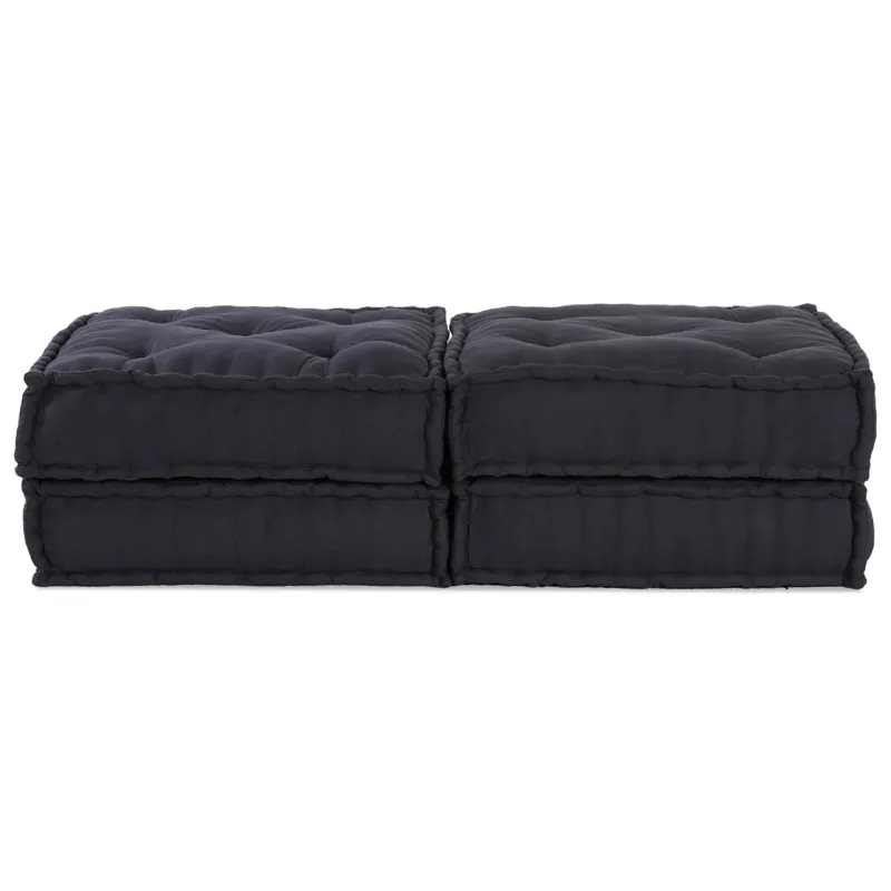 Modulinė sofa 2 pcs Antracito 140 x 70 x 36 cm Audinys