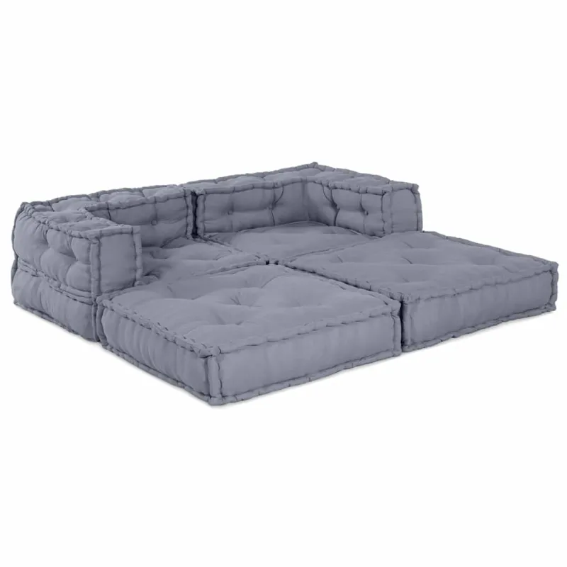 Modulinė sofa 2 pcs Pilka 140 x 70 x 56 cm Audinys