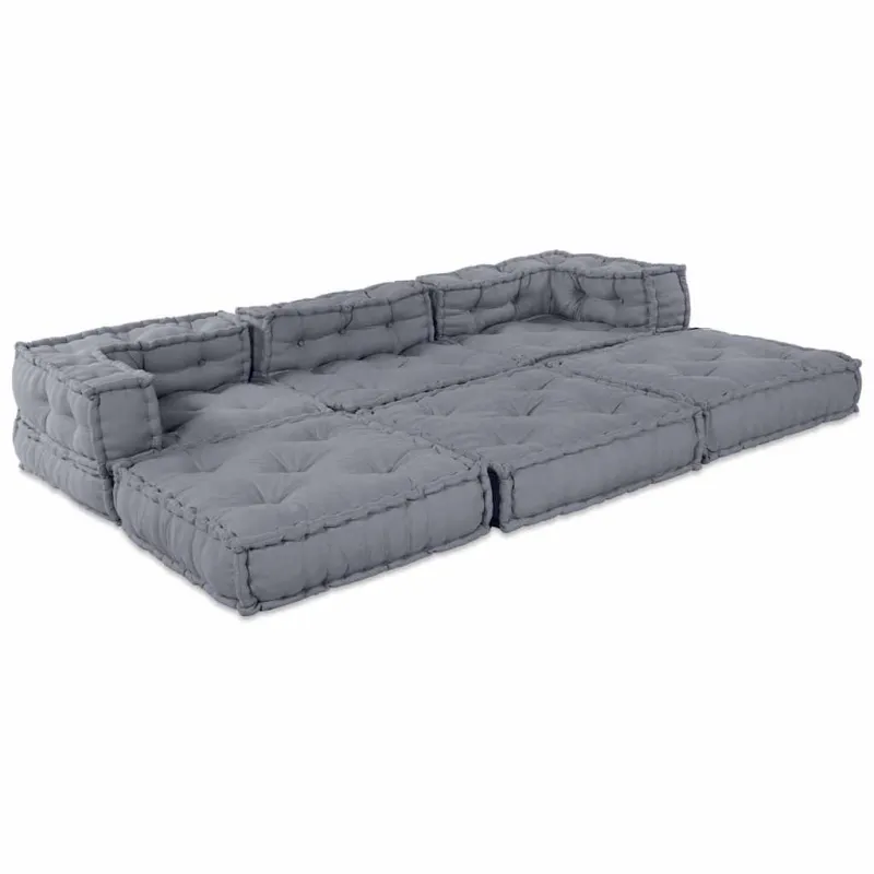 Modulinė sofa 3 pcs Pilka Audinys