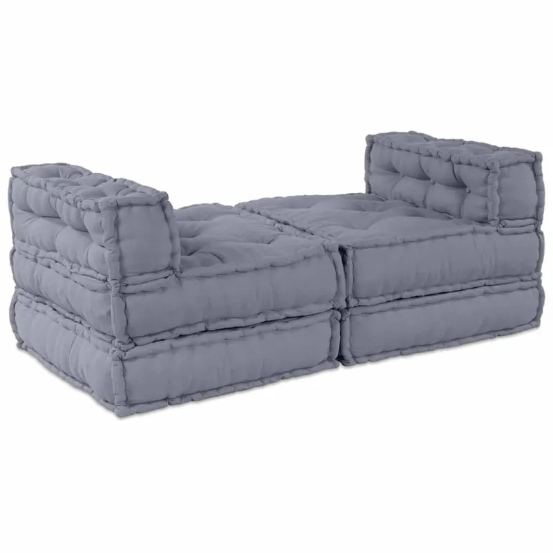 Modulinė sofa 4 pcs Pilka Audinys