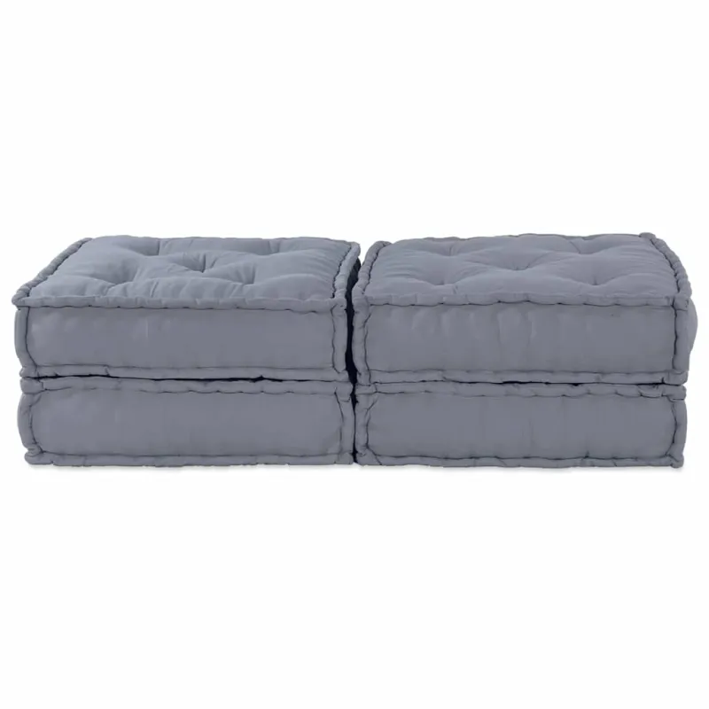 Modulinė sofa 2 pcs Pilka 140 x 70 x 36 cm Audinys