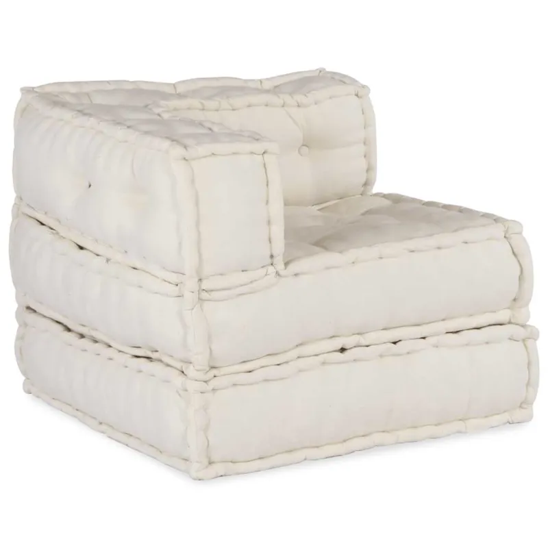 Modulinė sofa, kreminės spalvos, 70x70x54 cm, audinys