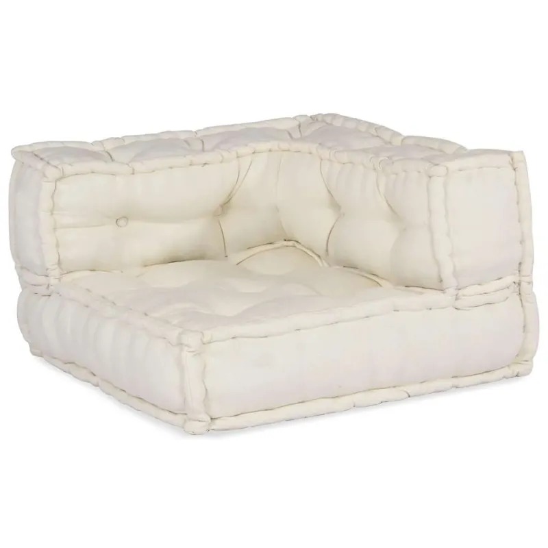 Modulinė sofa, kreminės spalvos, 70x70x54 cm, audinys