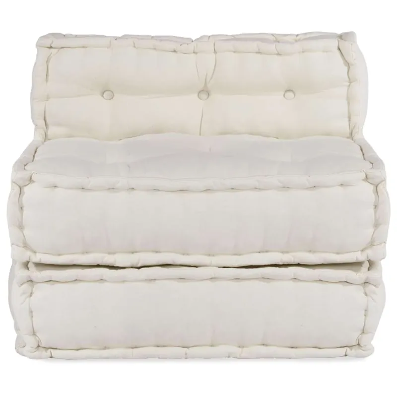 Modulinė sofa, kreminės spalvos, 70x70x54 cm, audinys