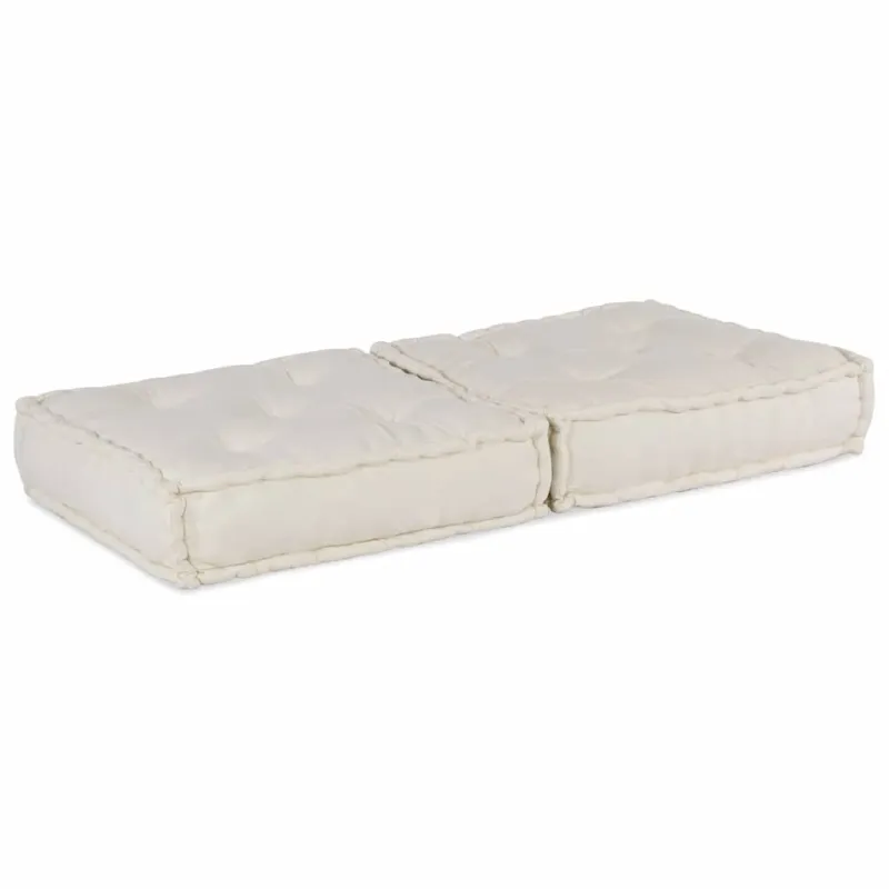Modulinė sofa, kreminės spalvos, 70x70x36 cm, audinys