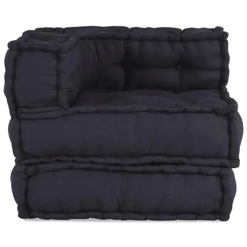 Modulinė sofa, antracito spalvos, 70x70x54 cm, audinys