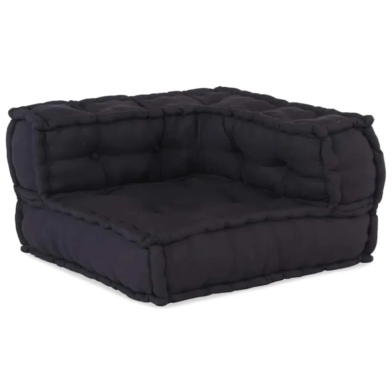 Modulinė sofa, antracito spalvos, 70x70x54 cm, audinys