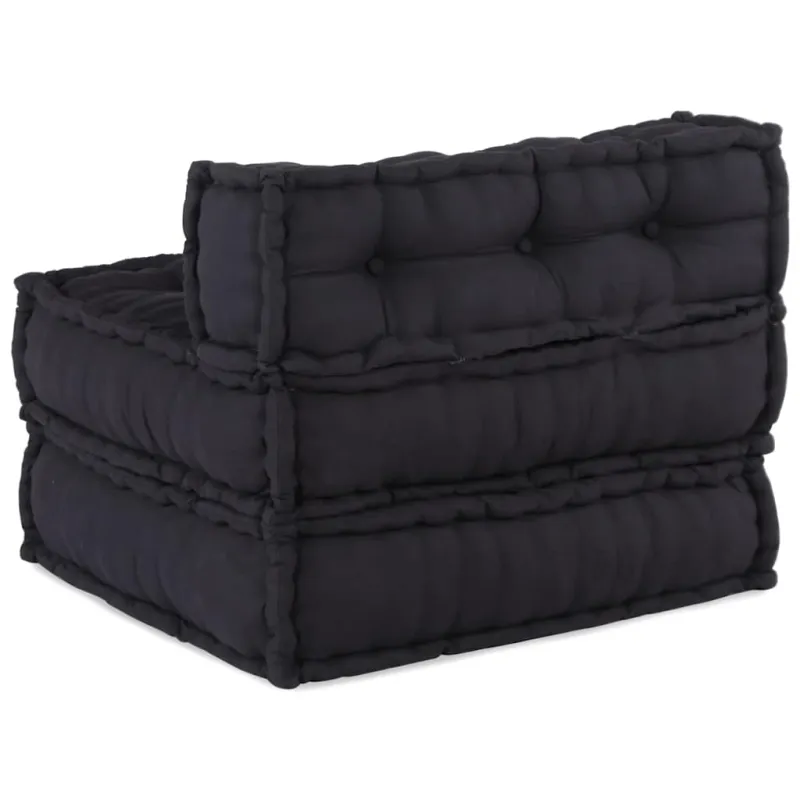 Modulinė sofa, antracito spalvos, 70x70x54 cm, audinys