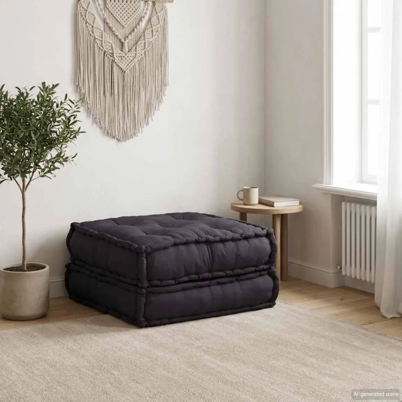 Modulinė sofa, antracito spalvos, 70x70x36 cm, audinys